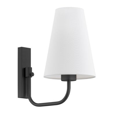 Argon Safiano kinkiet 1x15W biały/czarny 8376