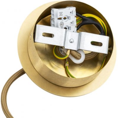 Argon Hampton lampa wisząca 1x7 W mosiądz 8489