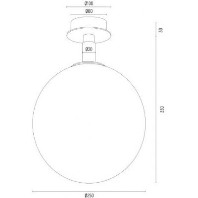 Argon Paloma lampa podsufitowa 1x15 W mosiądz 8516