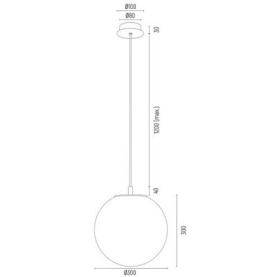 Argon Evans lampa wisząca 1x15 W mosiądz 8577