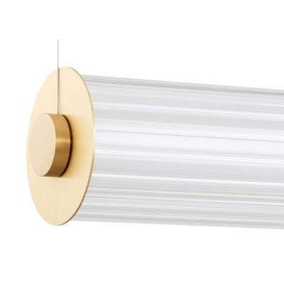 Argon Hampton lampa wisząca 1x90 W mosiądz-przezroczysta 8624