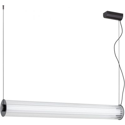 Argon Hampton lampa wisząca 1x60 W przezroczysta-tytan 8628