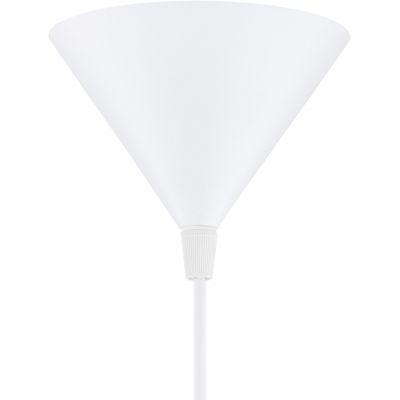 Argon Kegel lampa wisząca 1x15 W biała-drewno 8631