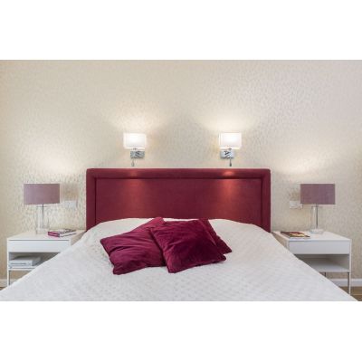 Argon Hilary kinkiet 1x15W/1x3W LED chrom/biały 867