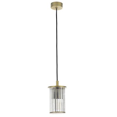 Argon Norfolk lampa wisząca zewnętrzna 1x15 W złota 8755