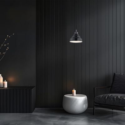 Argon Ventura lampa wisząca 1x15 W czarna-tytan 8775