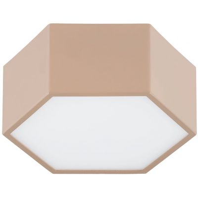 Argon Libero plafon 1x12 W różowy 8782