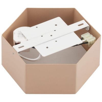 Argon Libero plafon 1x12 W różowy 8782