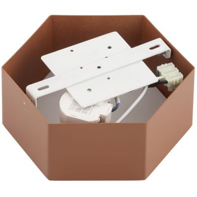 Argon Libero plafon 1x12 W brązowy 8783