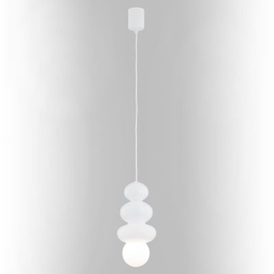 Argon Orlando Plus lampa wisząca 1x6 W biała-opal 8785