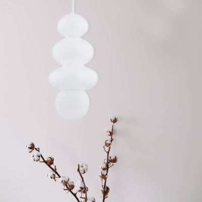 Argon Orlando Plus lampa wisząca 1x6 W biała-opal 8785