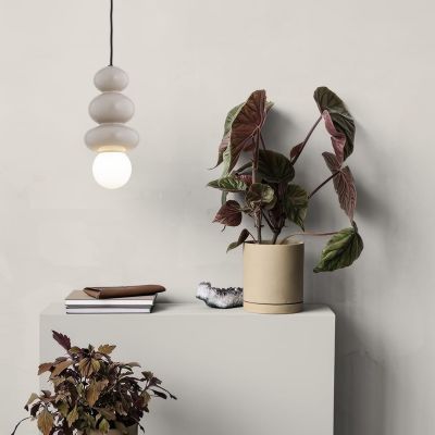 Argon Orlando Plus lampa wisząca 1x6 W opal-beżowa 8786