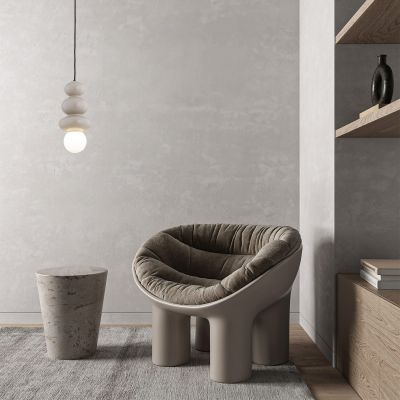 Argon Orlando Plus lampa wisząca 1x6 W opal-beżowa 8786