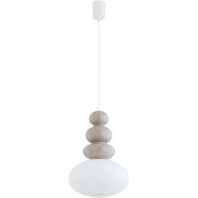 Argon Diego lampa wisząca 1x5 W opal-beżowa 8819