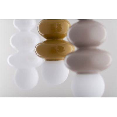 Argon Orlando Plus lampa wisząca 1x6 W opal-żółta 8787