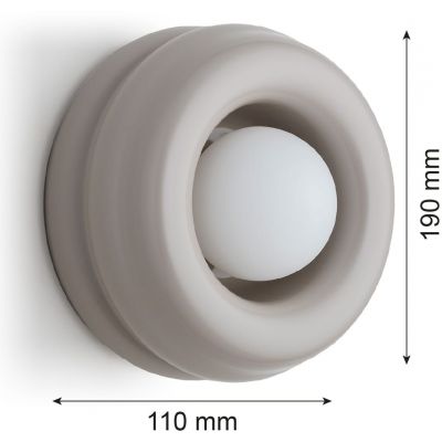 Argon Tevo kinkiet 1x4,5 W beżowy-opal 8809