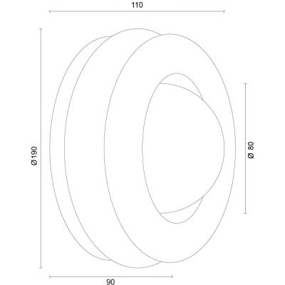 Argon Tevo kinkiet 1x4,5 W niebieski 8813