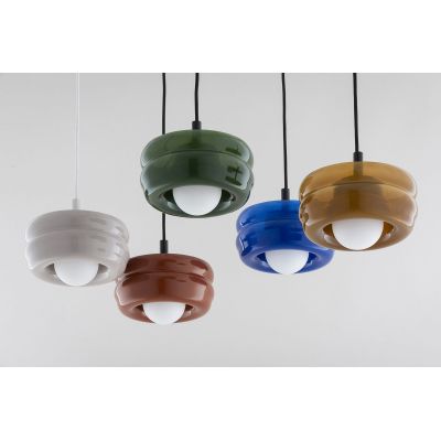 Argon Tevo lampa wisząca 1x4,5 W zielona 8815