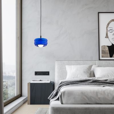 Argon Tevo lampa wisząca 1x4,5 W niebieska 8818