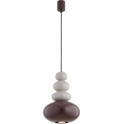 Argon Diego lampa wisząca 1x5 W brązowa-beżowa 8820
