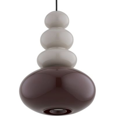 Argon Diego lampa wisząca 1x5 W brązowa-beżowa 8820