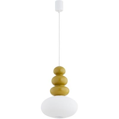Argon Diego lampa wisząca 1x5 W opal-żółta 8821