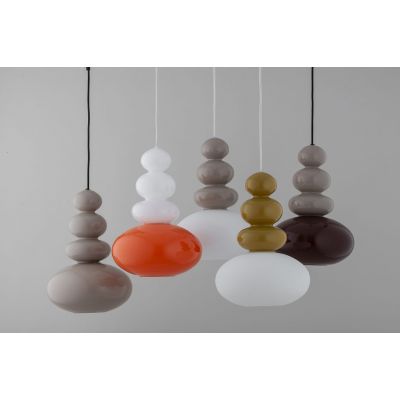 Argon Diego lampa wisząca 1x5 W opal-pomarańczowa 8822
