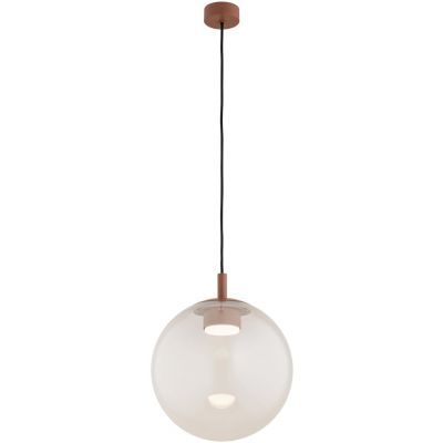 Argon Sacramento lampa wisząca 1x12 W różowa-brązowa 8829