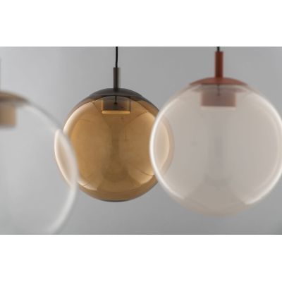 Argon Sacramento lampa wisząca 1x12 W różowa-brązowa 8829