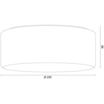 Argon Tampa kinkiet 1x12 W czarny-przydymiony 8833