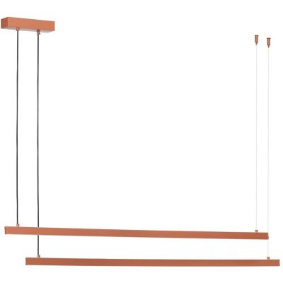 Argon Miami lampa wisząca 2x74 W brązowa 8837