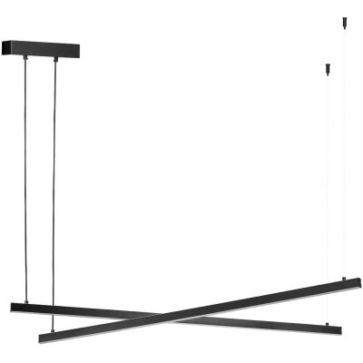 Argon Miami lampa wisząca 2x74 W czarna 8838