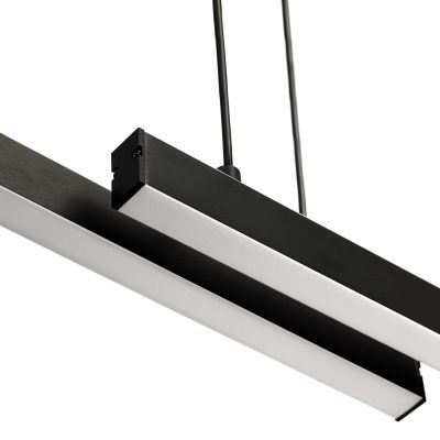 Argon Miami lampa wisząca 2x74 W czarna 8838
