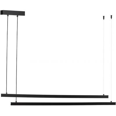 Argon Miami lampa wisząca 2x74 W czarna 8838