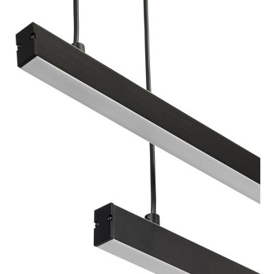 Argon Miami lampa wisząca 2x74 W czarna 8838