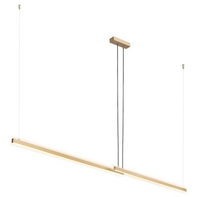 Argon Miami lampa wisząca 2x74 W złota 8839