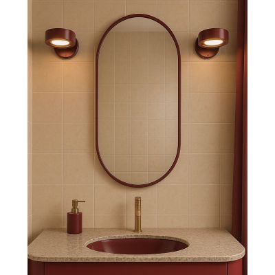 Argon Lotus kinkiet 1x12 W czerwony 8901