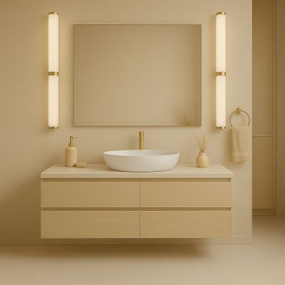 Argon Batumi kinkiet 1x24 W mosiądz-opal 8926