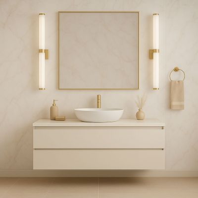 Argon Batumi kinkiet 1x24 W mosiądz-opal 8926