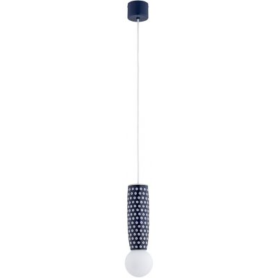 Argon Boll lampa wisząca 1x6 W opal-granatowa 8937
