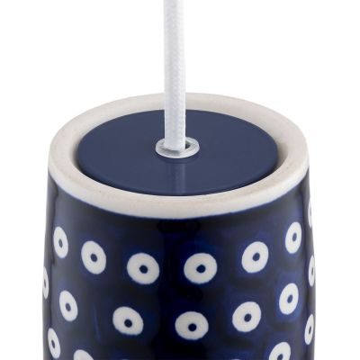 Argon Boll lampa wisząca 1x6 W opal-granatowa 8937