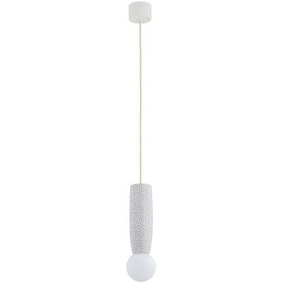 Argon Boll lampa wisząca 1x6 W biała-opal-granatowa 8938