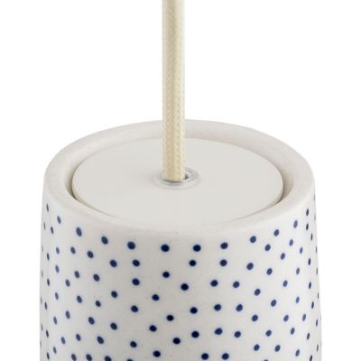 Argon Boll lampa wisząca 1x6 W biała-opal-granatowa 8938