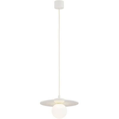 Argon Boll lampa wisząca 1x6 W biała-opal-granatowa 8949
