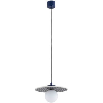 Argon Boll lampa wisząca 1x6 W opal-granatowa 8950