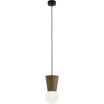 Argon Volante lampa wisząca 1x6 W drewno-opal 8952