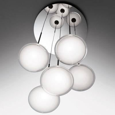 Artemide Orsa Cluster 5 lampa wisząca 37W przejrzysty/chrom 0355030A