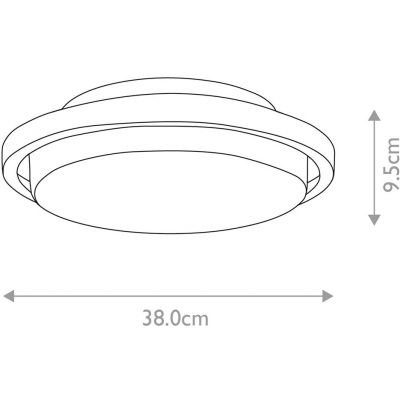 Elstead Lighting Ryde plafon 1x9 W chrom polerowany BATH-RYDE-F