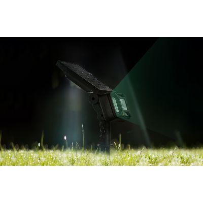 BlitzWolf lampa solarna zewnętrzna z czujnikiem zmierzchu LED czarna BW-OLT5