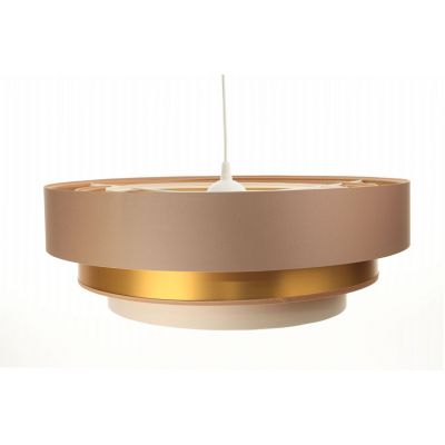 BPS Koncept Triniti lampa wisząca 1x60W beżowy/kremowy/złoty 050-089-60